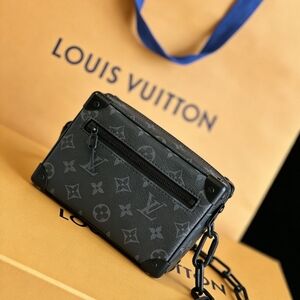 <AUTHENTIC>LV Mini Soft Trunk Monogram Eclipse Canvas Bag
